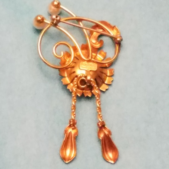 Vintage Van Dell 12k gold filled brooch - Picture 3 of 4